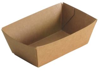Barquette en carton + PE - Kraft