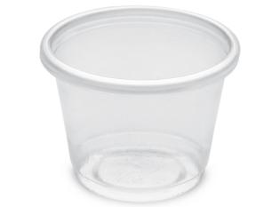 Pot à sauce en PP - Translucide, 30ml