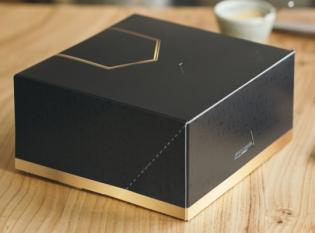 Boîtes pâtissières Noires et or 