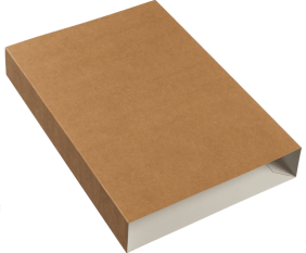 PKL346 - Fourreau pour plateau bois - Kraft, 346x237x48mm