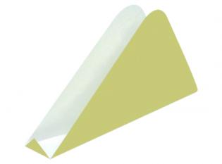 Visuel du produit AC375 - Pince traingle en Carton - Blanc, 130x130mm