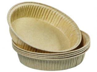 Visuel du produit AC709 - Moule à tartelette en Papier - Beige, 150ml, 110 h21mm