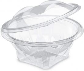 Visuel du produit APS460 - Saladier en PET avec couvercle - Transparent, 600ml, ø 160x85mm