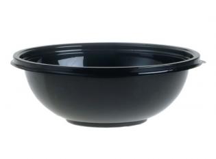 APS980E - Saladier rond en rPET - Noir, 2250ml, ø 260 h.92mm Visuel du produit APS980E - Saladier rond en rPET - Noir, 2250ml, ø 260 h.92mm