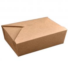 Visuel du produit BAM203 - Boite Hot Box en Carton + PE - Kraft, 2000ml, 198x140x65mm