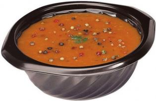 Visuel du produit BBP35 - Bol en PP noir - Noir, 400ml, ø140x50mm