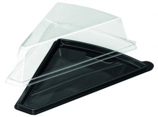 Visuel du produit BCB16 - Boite à tartelette en PET - Noir, 148x110x40mm