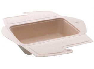 BKAM75 - Boite lunch rectangulaire en Bagasse - Beige, 750ml, 170x130x70mm Visuel du produit BKAM75 - Boite lunch rectangulaire en Bagasse - Beige, 750ml, 170x130x70mm