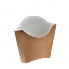 BTF815 - Etuis à frites en Carton - Kraft, 200g, 60/105x85 Profondeur 35mm Visuel du produit BTF815 - Etuis à frites en Carton - Kraft, 200g, 60/105x85 Profondeur 35mm