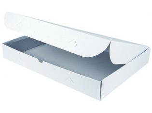 Visuel du produit BTL43 - Boite transport en Carton cannelé - Blanc, 280x420x60mm