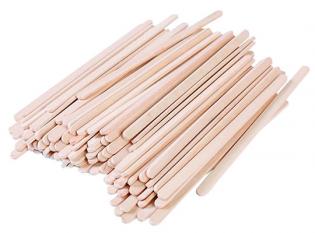 Visuel du produit CB130 - Bâtonnet agitateur en Bois - Beige, 130x50mm