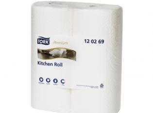 HET77 - Essuie-tout 800 feuilles en Ouate - Blanc, 230x250mm Visuel du produit HET77 - Essuie-tout 800 feuilles en Ouate - Blanc, 230x250mm