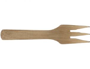CBR94- Fourchette 3 dents en Bambou - Beige-- 90mm