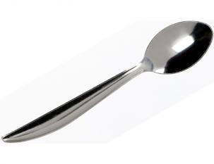 CIL01-Mini Cuillère en inox léger-Gris--103x21mm