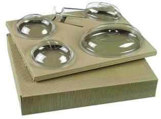 PLCT04 - Plateau repas Polaris en Bagasse - Blanc Visuel du produit PLCT04 - Plateau repas Polaris en Bagasse - Blanc